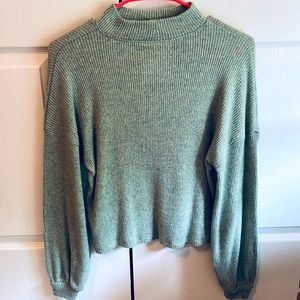 Small So Cozy Aiken Mint Sweater